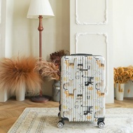 NaSaDen納莎登新無憂 26吋【喵的咧系列】拉鍊行李箱