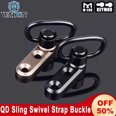 WADSN Metal QD Sling Swivel Fast Strap Buckle Base Mount Mlok Keymod Rail Tactical Airsoft Gun Hunti