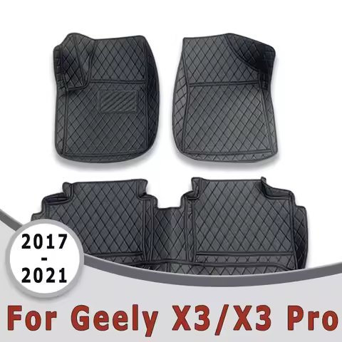 Car Floor Mats For Geely GX3 X3 Pro 2024 2023 2022 2021 2020 2019 2018 2017 Carpets Interior Parts A