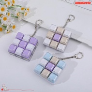 SIRENU8Y0C 9 Keyboard Key Toy, DIY Button Keycap Stress Relief Keyboard Games Keychain, Creative Fid