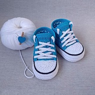 鏤空短靴匡威棉質新生兒運動鞋 openwork booties Converse sneakers for newborns made of cotton