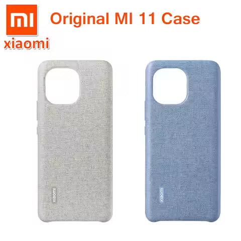 Xiaomi Mi 11 Case Luxury Original Xiaomi brand Leather Cover Silicone Textile Cloth Super Frosted Sh