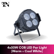 ไฟพาร์ เคลียร์ แอลอีดี วอร์มไวท์ คูลไวท์ 4x50W COB LED Par Light (Warm + Cool White)