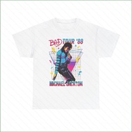 DC2 Bad Tour 88 Michael Jackson Tee Retro 80s Concert Japan Design thick cotton T-shirt