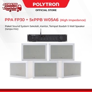 Polytron Sound System Sekolah Masjid Mushola Kantor (5 Wall Speaker)