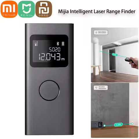 Xiaomi Mijia Smart Laser Range Finder Tape Measure Work With Mi Home APP Laser Rangefinder Distance