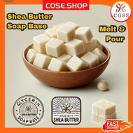 COSE Natural Shea Butter Soap Base Glycerin Soap Base Melt and Pour Soap Base Soap Making Sabun Mand