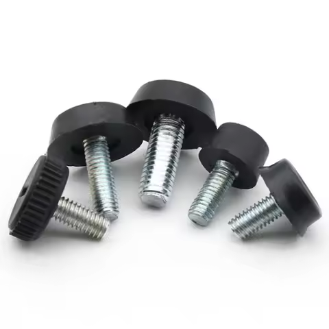 5pcs Adjustable Furniture Feet M6 M8 M10 | Anti-Slip Leg Pads for Table Cabinet Floor Protection