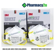 3M 8210 N95 FOR ADULTS/ 3M 8210V N95 PARTICULATE RESPIRATOR FACE MASK BOX