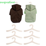 AUGUSTINE Cat Clothes Hanger, Plastic Beige Pet Hangers, Durable Pets Accessories Puppy and Cat