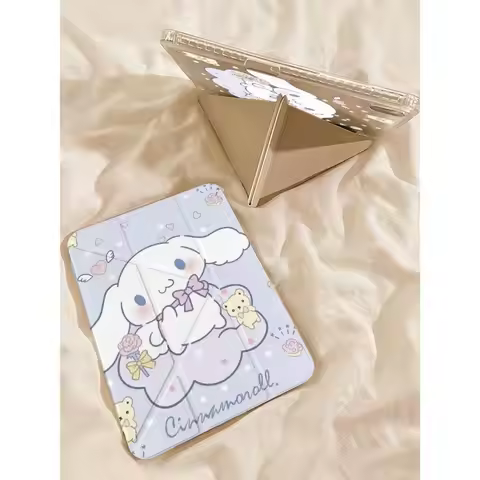 Cartoon Cinnamoroll Tablet Cases For Samsung Tab S9 S10 FE S11 11 Inch A8 10.5 A9 Plus A11 3 + Y Fol
