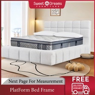 Cream Puff Platform Bed Frame | Bed Room Furniture