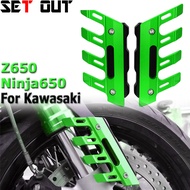 Motorcycle Accessories Front Brake Disc Protector Trim For Kawasaki Z650 NINJA650 Z 650 Ninja 650 Z6