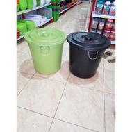 50 liter plastic lid bucket Plastic lid water container tong air tong air besar bertutup baldi besar