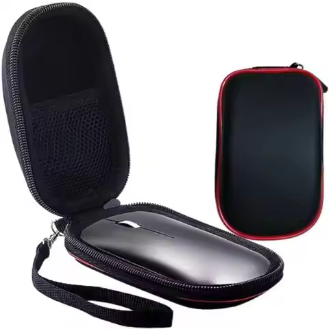 2024 EVA Storage Bags Portable PU Carrying Cover Simple Hard Protective Case for Apple Magic Mouse 1