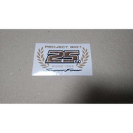 HONDA Japanese Standard CB400 CB1300 25TH Sticker (Gold)