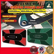 JUZ Premium Texas Poker Mat Casino Poker Table Mat 3mm Thickness Texas Holdem Mat High Quality Texas