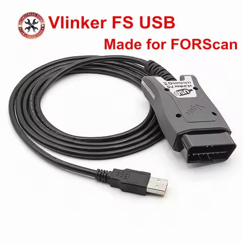 Professional Vgate Vlinker FS ELM327 USB FORScan OBD2 Automotive Scanner OBD2 Car Diagnostic Tools M