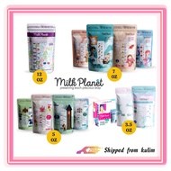 Milk Planet Breastmilk Breast milk Storage Bags 3.5oz / 5oz / 7oz / 12oz Plastic Plastik Simpan Susu