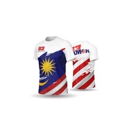 Baju Sukan Microfibre Merchandise Syarifuddin Azman Design 2 Jersey Baju Bola Futsal Baju Ride Quick