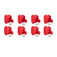 8Pcs Wall Mount Machine Electric Tool Holder Bracket Fixing Devices Fit Storage Rack Power Tools for M12 12V Battery