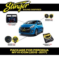 Stinger Full Set Speaker & Android Player Set for Perodua Myvi Icon