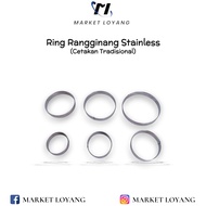 1 Set of Rengginang Molds | Round Ring | Ring Cutter Size 5,6,7,8,9,10 cm Height 1.5 cm Stainless St