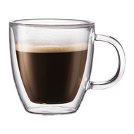 Bodum-Burton BISTRO transparent heat-resistant glass espresso Cup double with 150