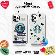 Star Bucks 2 (White Border) Case Designated IP 11 Until 17 Pro Max