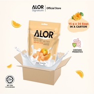 Alor Freeze Dried Yogurt Bites Perisa Oren (15gx24pek) dalam Karton/ Alor Freeze Dried Yogurt Bites 