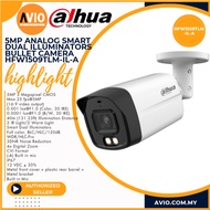 Dahua 5MP 5 Megapixel Dual Light IP67 Analog CCTV Camera Mic 40m LED 3.6mm Lens HFW1509TLM-IL-A