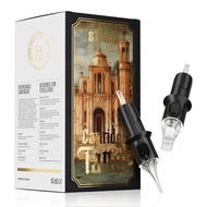 STIGMA Tattoo Needles Assorted Sizes 50 Pcs Tattoo Cartridge Needles 0.35mm（3RL 5RL 7RL 9RL 5RS 7RS 