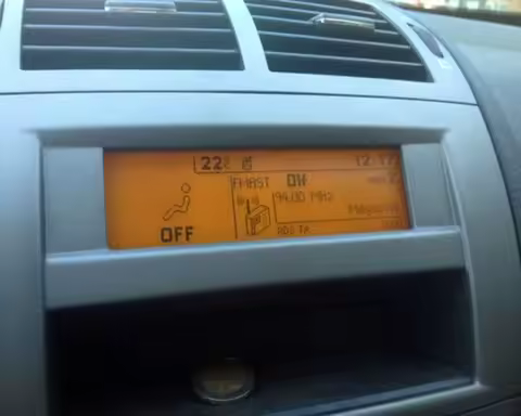 Hot Sale Screen Support USB Dual-zone Air Bluetooth Display Yellow monitor 12 pin for Peugeot 307 40