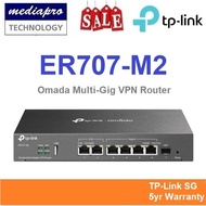 TP-LINK ER707-M2 Omada Multi-Gigabit VPN Router 1× 2.5G WAN and 1× 2.5G WAN/LAN ports - 5 Year Local