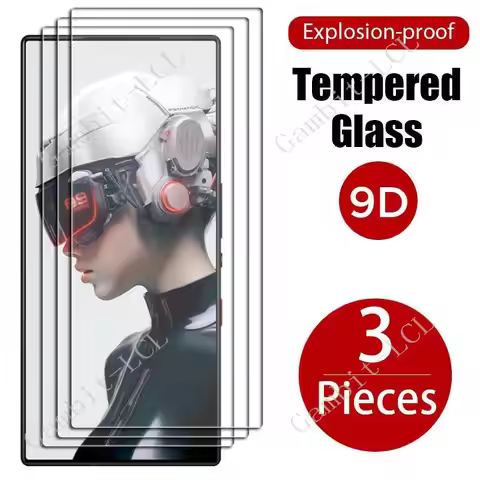 3PCS For ZTE Nubia Red Magic 9 Pro+ Tempered Glass Protective On RedMagic 9Pro Plus RedMagic9 6.8" S