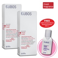 EUBOS Liquid Red (Body wash) 200ml x2 FOC Intimate Women Washing Emulsion 30ml x1