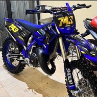 Full body decal sticker YZ 125-YZ 125x-YZ 250-YZ 450 ETC custom design (can change color name & numb