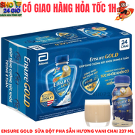 [ CHỈ GIAO CHO ĐƠN HỎA TỐC Ở HCM ] Sữa ENSURE GOLD Pha Sẵn 1 Thùng 24 Chai 237 Ml