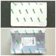 NANO Waterproof Box Open-Close Cover 2x4" Horizontal Clear Solid Block With Lid NANO-405C NANO-405