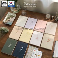 [Korean Planner] INDOCYDER Flower Road Story 2022 Scheduler &amp; Planner Monthly Planner Diary Notebooks Scheduler 10Type Made In Korea