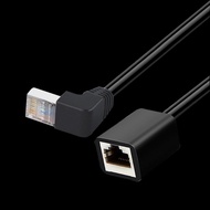 HUMBERTO Network Extension Cable CAT6 LAN Network Multiple Angles Network Cable Right Angle 90 Degre