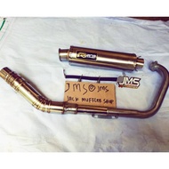 Knalpot rcb for satria fu. Vixion. Tiger. Sonic. Gsx r. R15 .cbr. byson. Dll ada yamaha gear yamaha