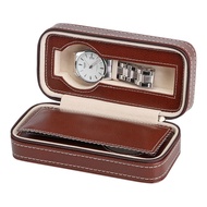 Aco&bebe House Black Zippered Watches Box Travel Case - Watch Organizer Collection - Top Grade Carbo