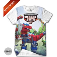 Transformers Rescue Bots 3D T-Shirt Children's Rescue Bots Cartoon TV Shirt REG-561