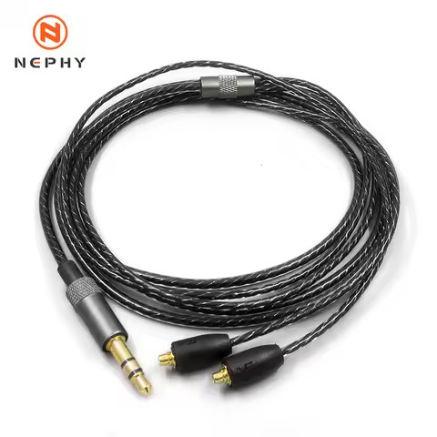 Cable For Shure SE215 SE425 SE535 SE846 UE900 Headphones Cord Headsets Replacement MMCX Jack Audio R
