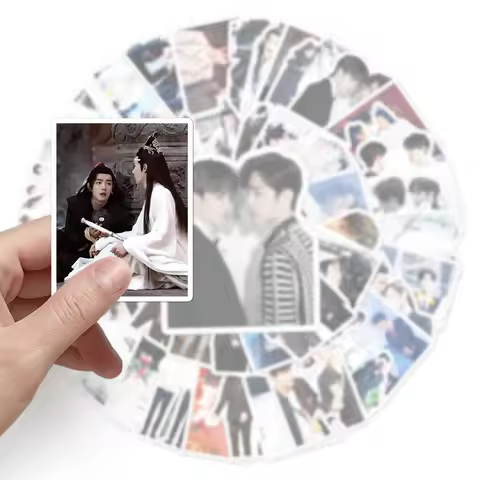 10/50CS Waterproof Stickers Xiao Zhan Picture Color Of Office Stationery Stickers Hot 2021