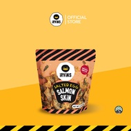 IRVINS หนังปลาแซลมอนทอดกรอบเคลือบไข่เค็ม (Salted Egg Salmon Skin) ขนาด 80 g