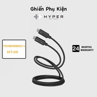 Hyperdrive Thunderbolt 4 Cable 6Ft / 2M For Macbook / Laptop / iPad