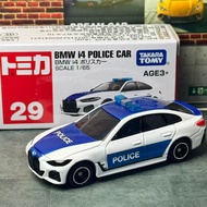 Cool Trendy Trendy Genuine TOMY tomica tomica Asian Version No. 29 BMW BMW i4 Police Car Alloy Car M