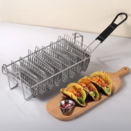 8 Grid Mexican Tartar Frying Basket Crepe Rack U-Shaped Shaped Swing Rack Corn Noodle Roll Shaped Ra